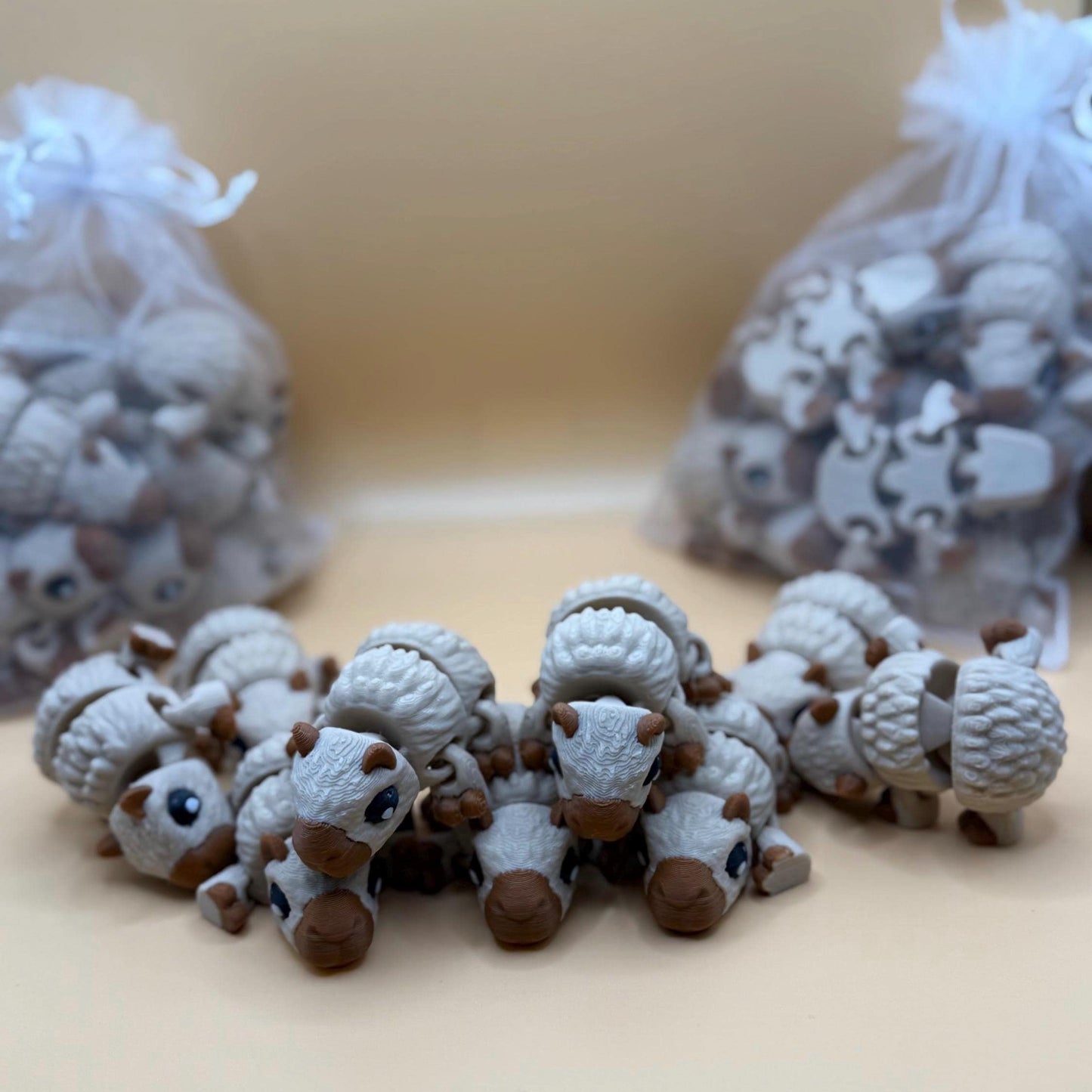 Capybaras | Party Favors | 3D Printed | Fidget Toy | Cute Capybara | Capybara Flexi Animal