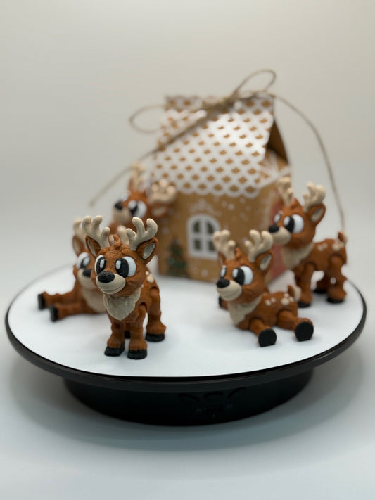 Christmas Reindeer Party Favors