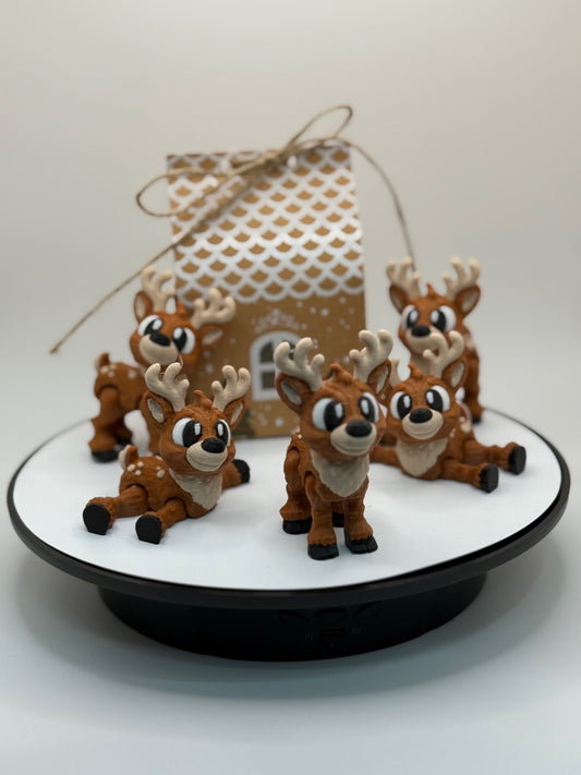 Christmas Reindeer Party Favors